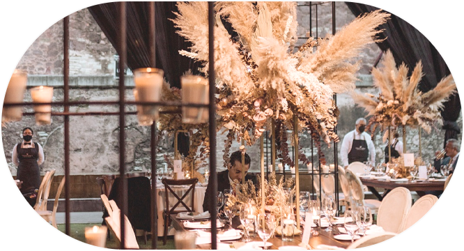 Arreglo floral para evento